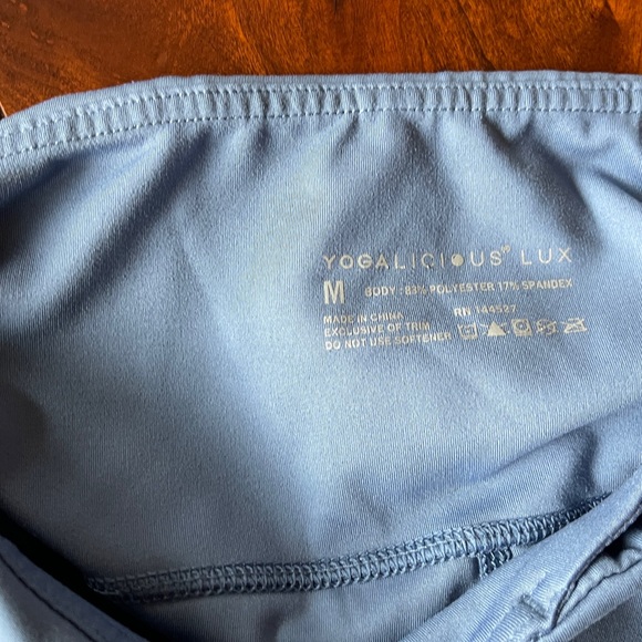 Yogalicious Lux Blue Leggings and Columbia Jacket- Size M - Picture 7 of 7